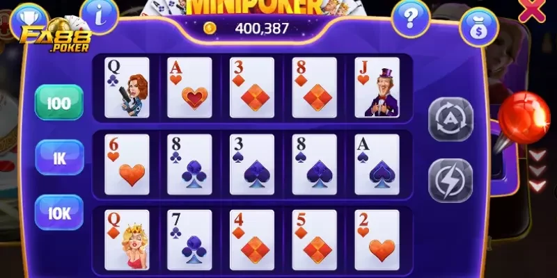 đăng ký mini poker FA88