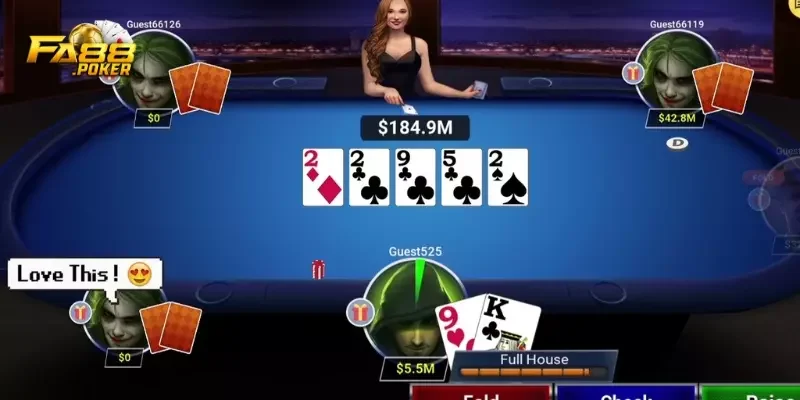 Poker fa88 trục tuyến