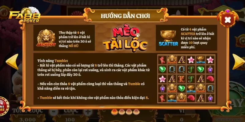 quay hũ mèo tài lộc